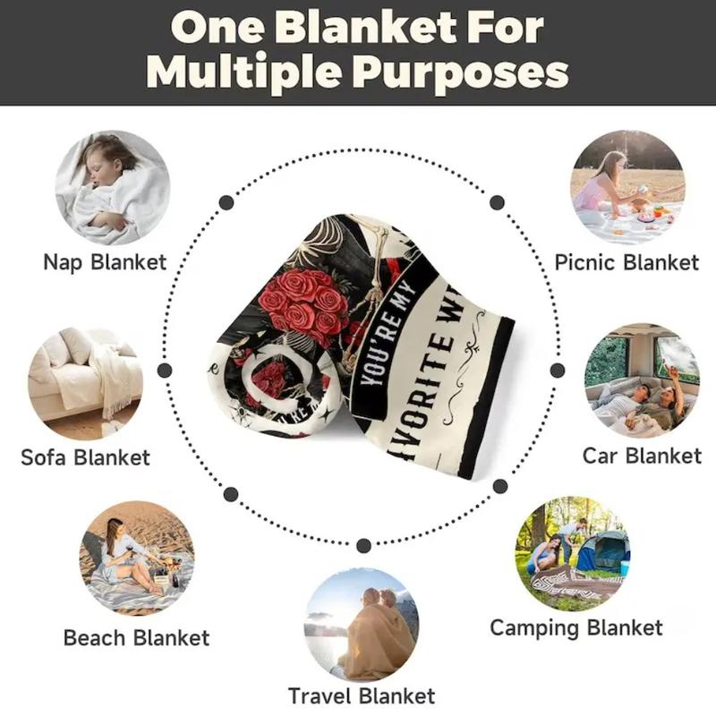 Halloween Ghost Leopard Print Fleece Blanket