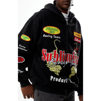 Men’s Racing Graphic Full Zip Hoodie