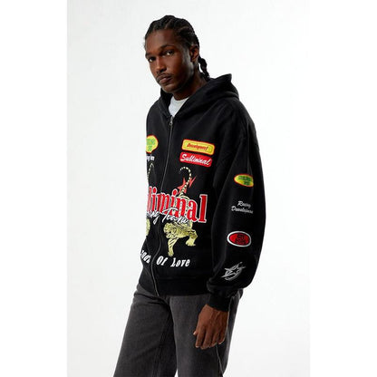 Men’s Racing Graphic Full Zip Hoodie