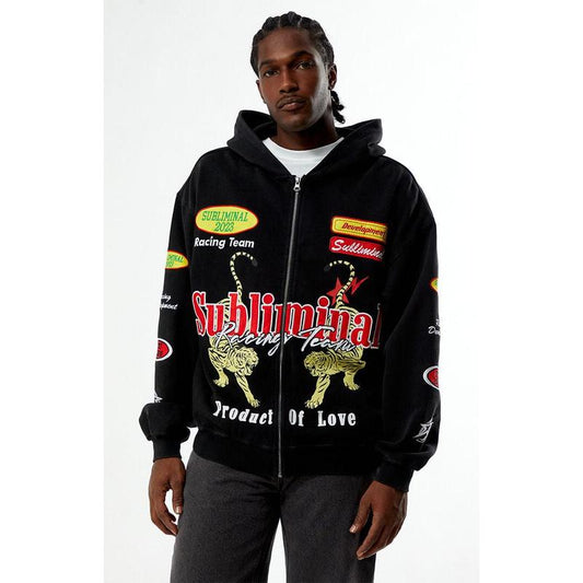 Men’s Racing Graphic Full Zip Hoodie